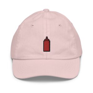Ketchup Youth Baseball Cap, Handmade Kids Hat, Embroidered Childrens Hat Gift - Multiple Colors