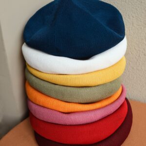 Oversized Summer Beret (57-60cm): Loose Fit Polyester Beanie
