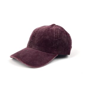 Vintage Washed Corduroy Cap , Unisex Dad Hat,Adjustable Strapback Baseball Hat ,Retro Velvet Minimal Everyday Cap
