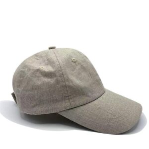 Organic Linen Baseball Cap - Sophisticated Minimalism